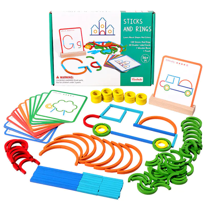 Children's Logic Puzzle Ring Game